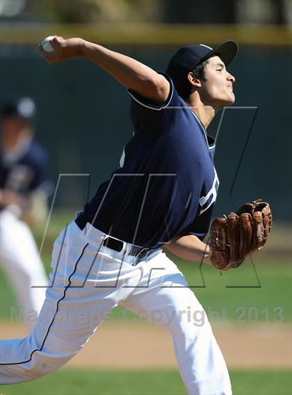 Thumbnail 2 in Redlands vs. Valley View (Redlands Baseball Invitational) photogallery.