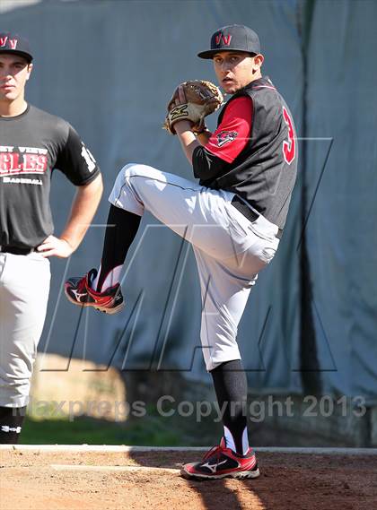 Thumbnail 2 in Redlands vs. Valley View (Redlands Baseball Invitational) photogallery.
