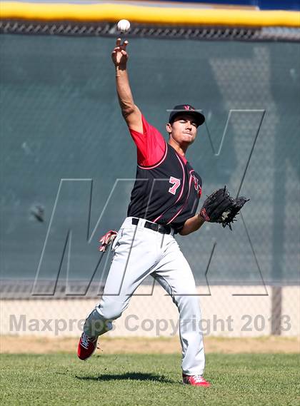 Thumbnail 1 in Redlands vs. Valley View (Redlands Baseball Invitational) photogallery.