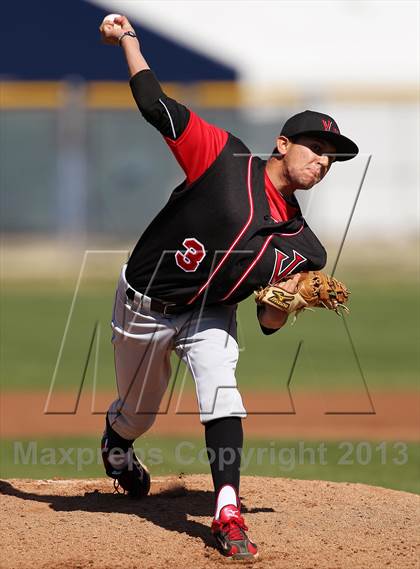 Thumbnail 1 in Redlands vs. Valley View (Redlands Baseball Invitational) photogallery.