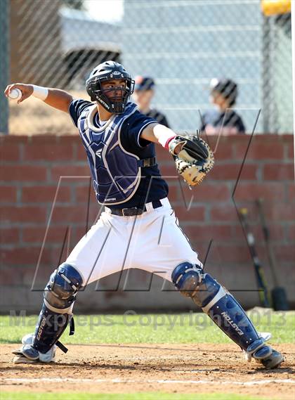 Thumbnail 2 in Redlands vs. Valley View (Redlands Baseball Invitational) photogallery.