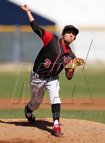 Thumbnail 2 in Redlands vs. Valley View (Redlands Baseball Invitational) photogallery.