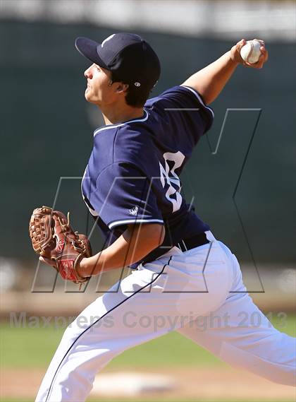 Thumbnail 3 in Redlands vs. Valley View (Redlands Baseball Invitational) photogallery.
