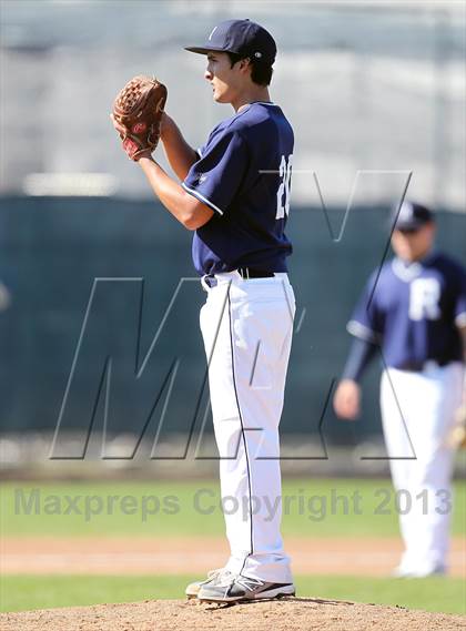 Thumbnail 2 in Redlands vs. Valley View (Redlands Baseball Invitational) photogallery.