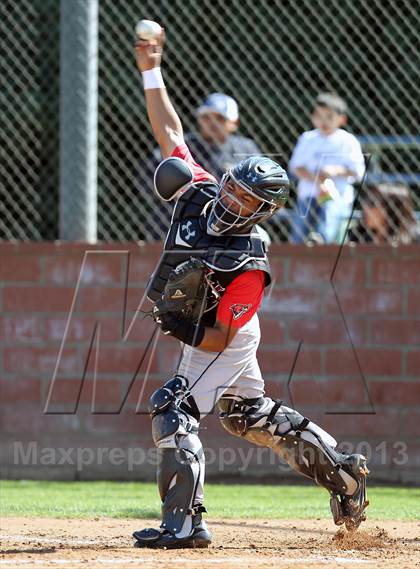 Thumbnail 2 in Redlands vs. Valley View (Redlands Baseball Invitational) photogallery.