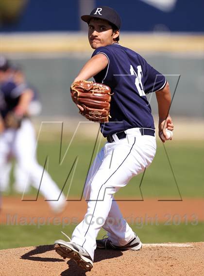Thumbnail 1 in Redlands vs. Valley View (Redlands Baseball Invitational) photogallery.