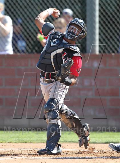 Thumbnail 1 in Redlands vs. Valley View (Redlands Baseball Invitational) photogallery.