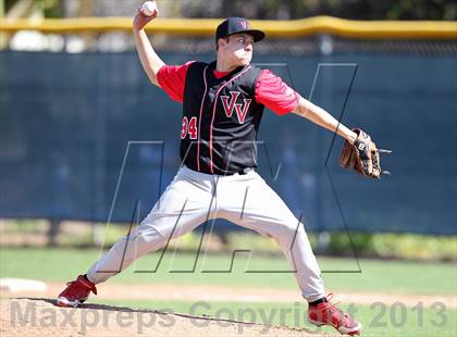 Thumbnail 3 in Redlands vs. Valley View (Redlands Baseball Invitational) photogallery.