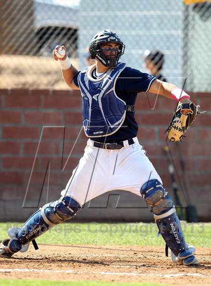 Thumbnail 3 in Redlands vs. Valley View (Redlands Baseball Invitational) photogallery.