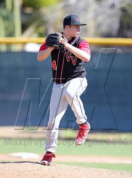Thumbnail 3 in Redlands vs. Valley View (Redlands Baseball Invitational) photogallery.