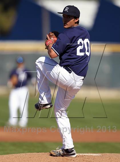 Thumbnail 1 in Redlands vs. Valley View (Redlands Baseball Invitational) photogallery.