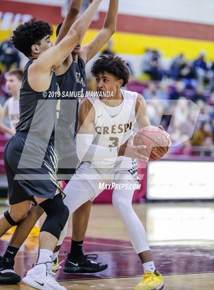 Thumbnail 2 in Crespi vs. St. Francis (Mission League Tournament) photogallery.