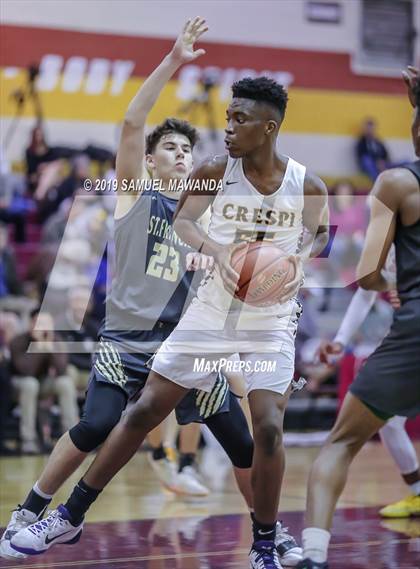 Thumbnail 2 in Crespi vs. St. Francis (Mission League Tournament) photogallery.