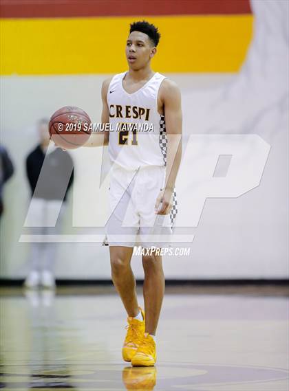 Thumbnail 3 in Crespi vs. St. Francis (Mission League Tournament) photogallery.