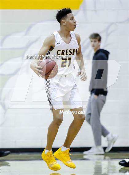 Thumbnail 3 in Crespi vs. St. Francis (Mission League Tournament) photogallery.