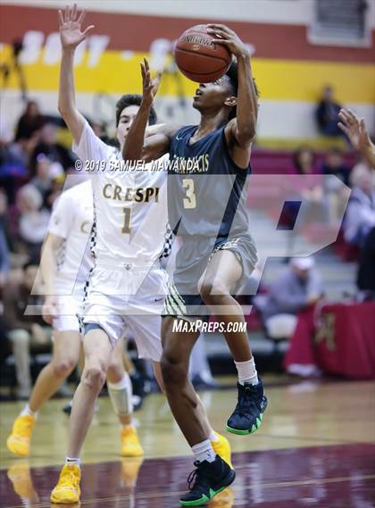 Thumbnail 2 in Crespi vs. St. Francis (Mission League Tournament) photogallery.