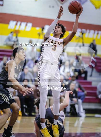Thumbnail 3 in Crespi vs. St. Francis (Mission League Tournament) photogallery.