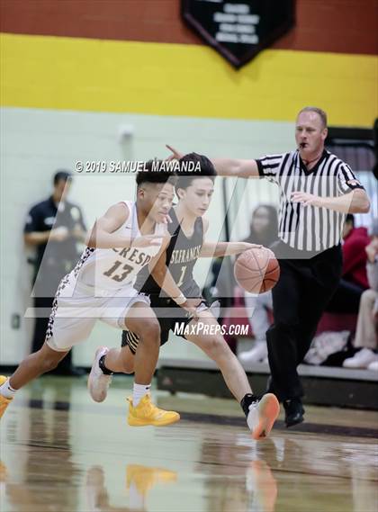 Thumbnail 3 in Crespi vs. St. Francis (Mission League Tournament) photogallery.