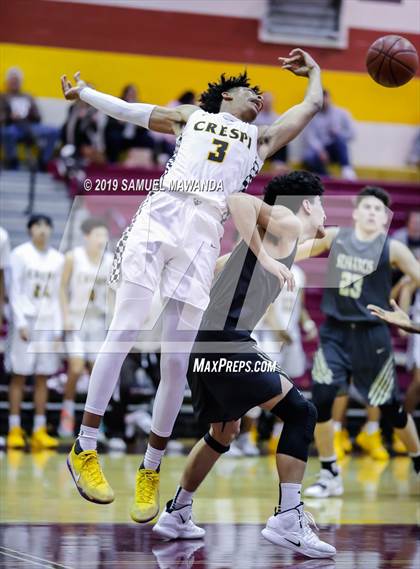 Thumbnail 3 in Crespi vs. St. Francis (Mission League Tournament) photogallery.
