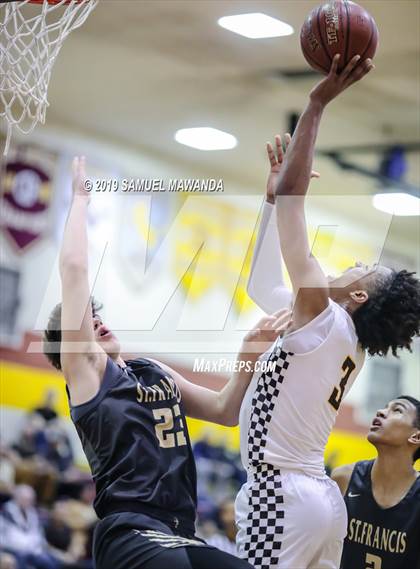 Thumbnail 2 in Crespi vs. St. Francis (Mission League Tournament) photogallery.