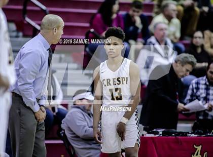 Thumbnail 2 in Crespi vs. St. Francis (Mission League Tournament) photogallery.