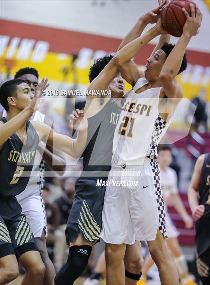 Thumbnail 2 in Crespi vs. St. Francis (Mission League Tournament) photogallery.