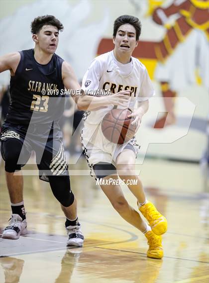 Thumbnail 1 in Crespi vs. St. Francis (Mission League Tournament) photogallery.