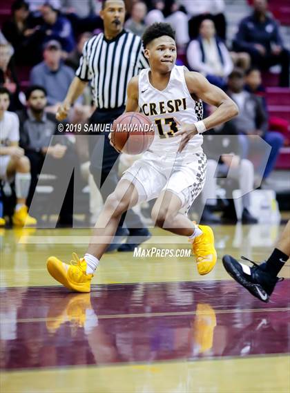 Thumbnail 1 in Crespi vs. St. Francis (Mission League Tournament) photogallery.