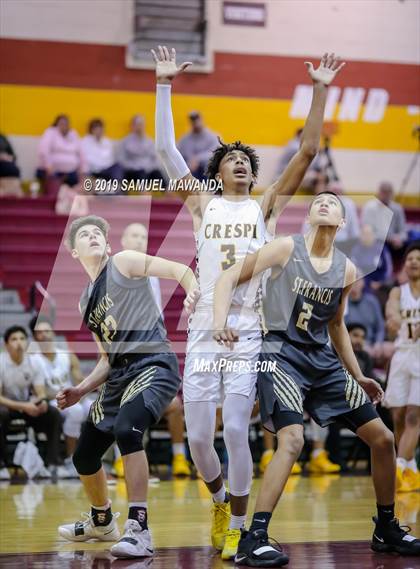 Thumbnail 1 in Crespi vs. St. Francis (Mission League Tournament) photogallery.