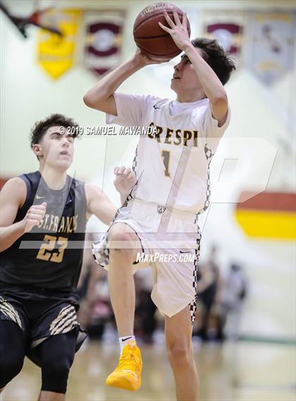 Thumbnail 2 in Crespi vs. St. Francis (Mission League Tournament) photogallery.
