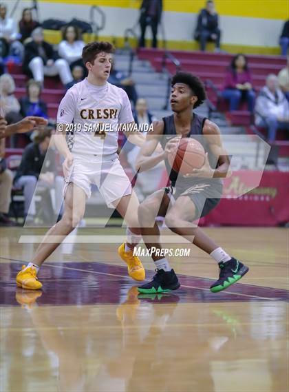 Thumbnail 2 in Crespi vs. St. Francis (Mission League Tournament) photogallery.