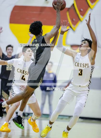 Thumbnail 2 in Crespi vs. St. Francis (Mission League Tournament) photogallery.