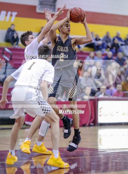 Thumbnail 1 in Crespi vs. St. Francis (Mission League Tournament) photogallery.