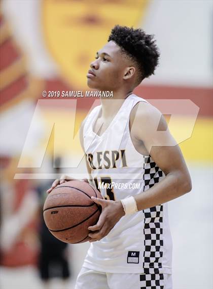 Thumbnail 3 in Crespi vs. St. Francis (Mission League Tournament) photogallery.