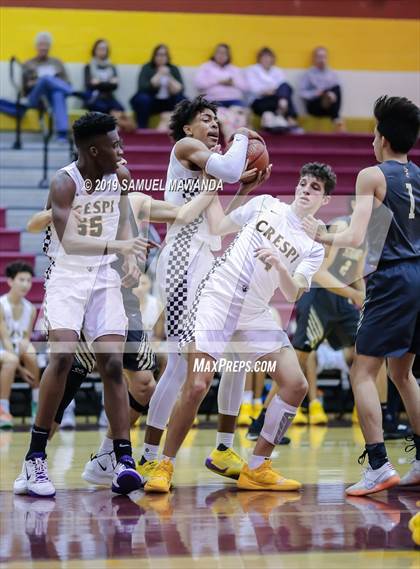 Thumbnail 3 in Crespi vs. St. Francis (Mission League Tournament) photogallery.