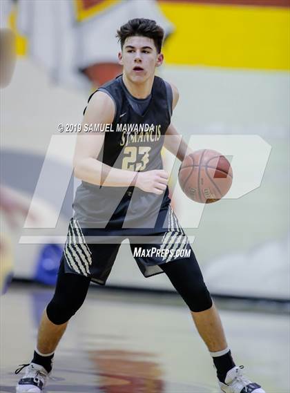 Thumbnail 2 in Crespi vs. St. Francis (Mission League Tournament) photogallery.
