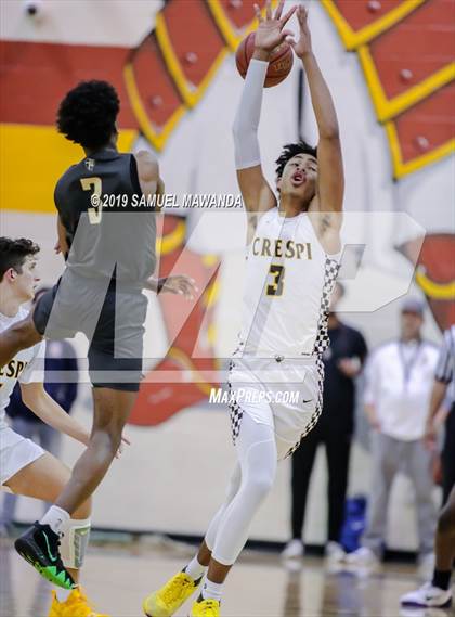Thumbnail 1 in Crespi vs. St. Francis (Mission League Tournament) photogallery.