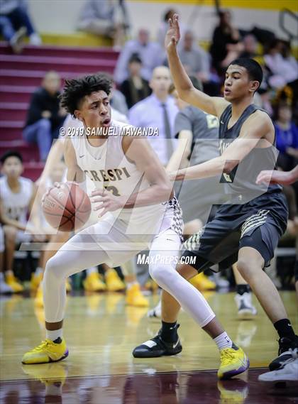 Thumbnail 2 in Crespi vs. St. Francis (Mission League Tournament) photogallery.