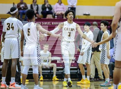 Thumbnail 2 in Crespi vs. St. Francis (Mission League Tournament) photogallery.