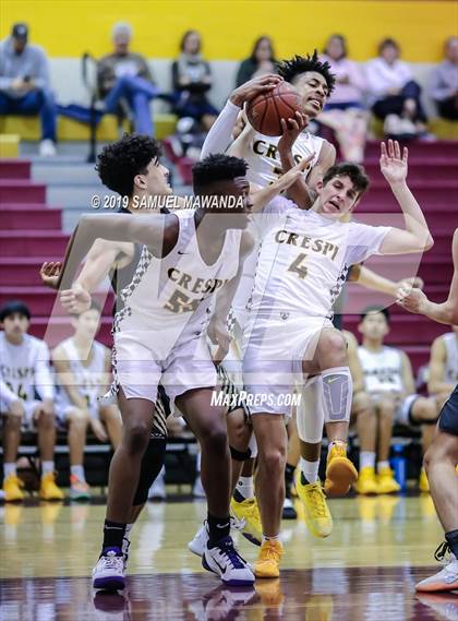 Thumbnail 2 in Crespi vs. St. Francis (Mission League Tournament) photogallery.