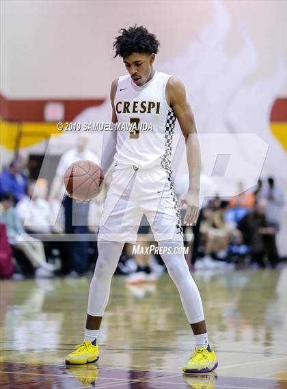 Thumbnail 3 in Crespi vs. St. Francis (Mission League Tournament) photogallery.