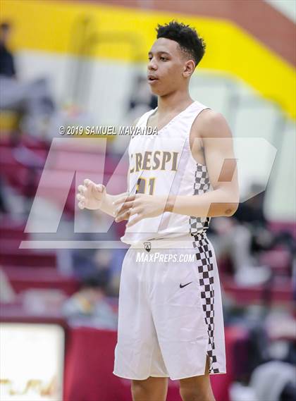 Thumbnail 1 in Crespi vs. St. Francis (Mission League Tournament) photogallery.