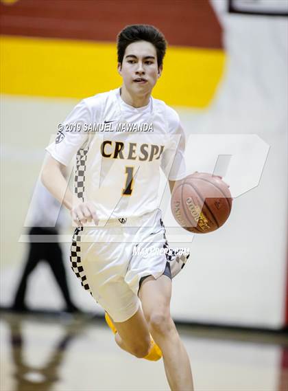 Thumbnail 3 in Crespi vs. St. Francis (Mission League Tournament) photogallery.