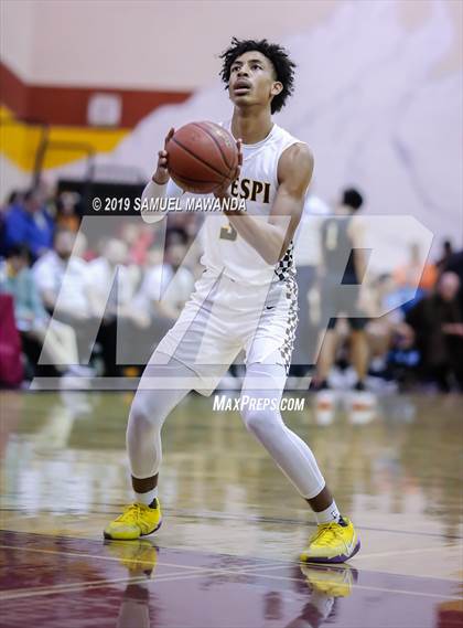 Thumbnail 1 in Crespi vs. St. Francis (Mission League Tournament) photogallery.