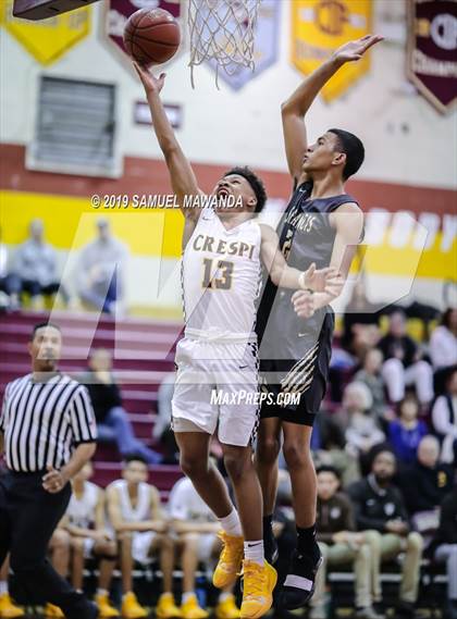 Thumbnail 3 in Crespi vs. St. Francis (Mission League Tournament) photogallery.