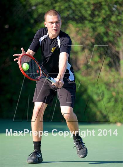 Thumbnail 1 in NYSPHSAA Tennis Championships (Day 1) photogallery.