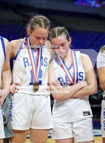 Thumbnail 2 in Rains vs. Shallowater (UIL 3A Basketball Semifinal Medal Ceremony) photogallery.