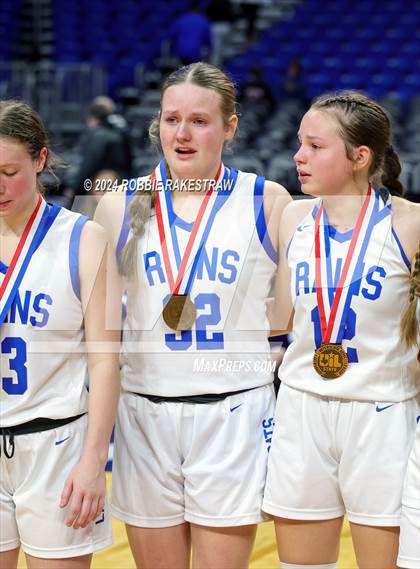 Thumbnail 1 in Rains vs. Shallowater (UIL 3A Basketball Semifinal Medal Ceremony) photogallery.