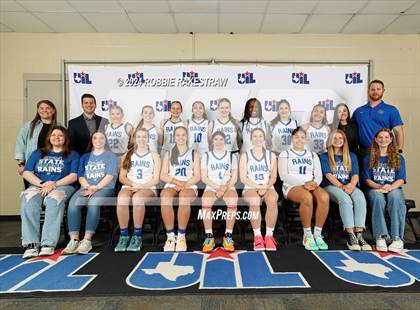 Thumbnail 1 in Rains vs. Shallowater (UIL 3A Basketball Semifinal Medal Ceremony) photogallery.