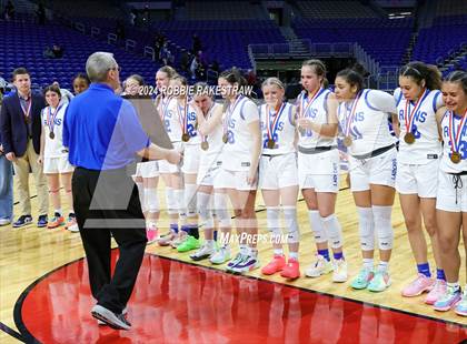 Thumbnail 2 in Rains vs. Shallowater (UIL 3A Basketball Semifinal Medal Ceremony) photogallery.